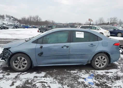 2021 Toyota Corolla Le из США, поврежденный, VIN 5YFEPMAE7MP163761